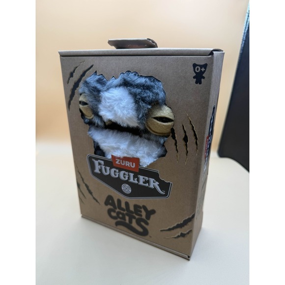 Zuru Fuggler 9" Alley Cats Cat Eyed Weirdo Stuffed Animal New In Box - Picture 2 of 3